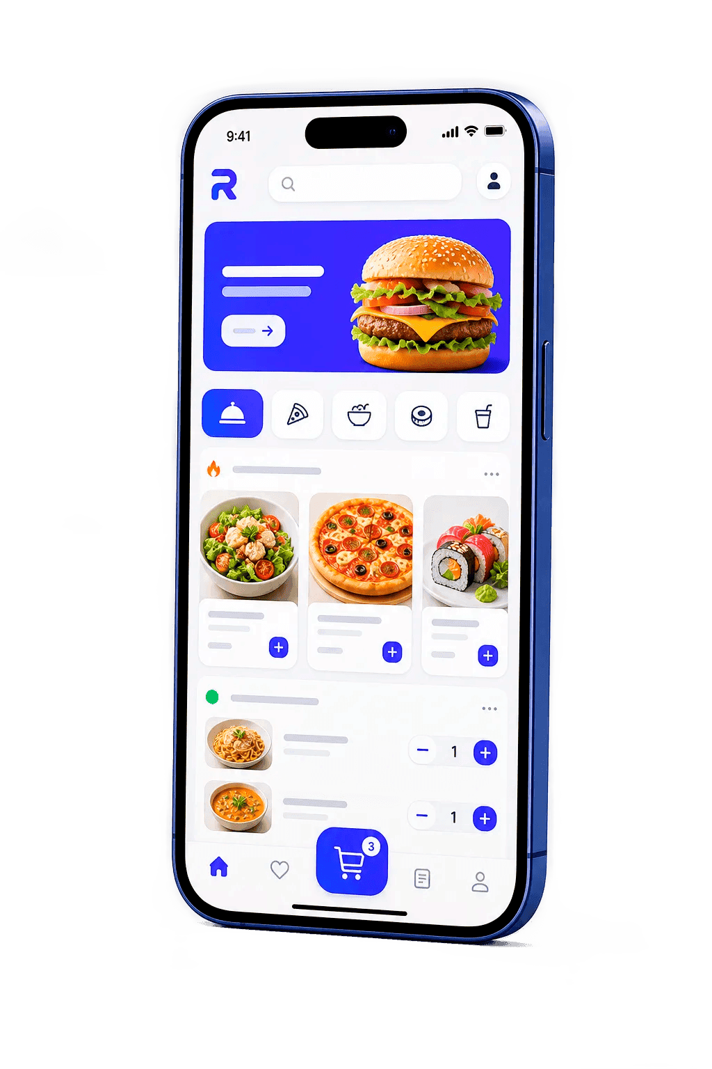 Витрина заказа ресторана в Telegram Mini App от Resto23